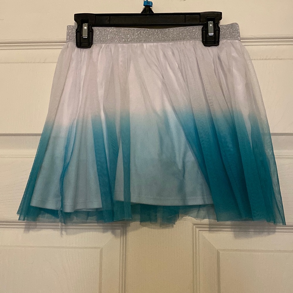 Kid’s White and Blue Skirt